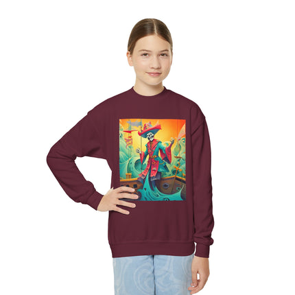 Skeleton Crew of the Misty Seas Youth Crewneck Sweatshirt