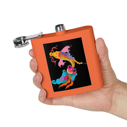Golden Koi Flask – Lucky Swim & Vibrant Fortune