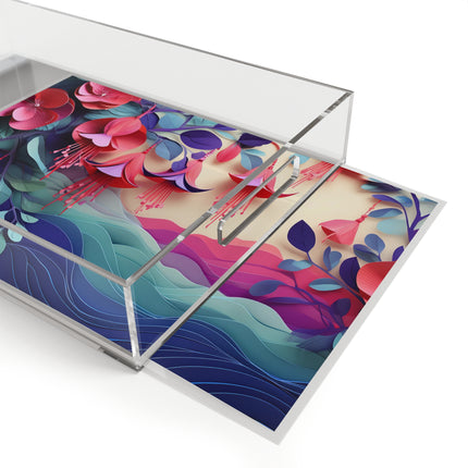 Brilliantly Colorful Fuchsia Acrylic Serving Tray