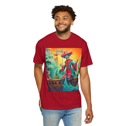 Skeleton Crew of the Misty Seas Unisex Garment-Dyed T-shirt