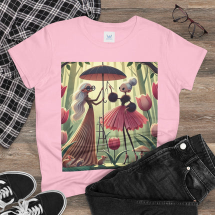 Under the Tulip Parasol Cotton Tee