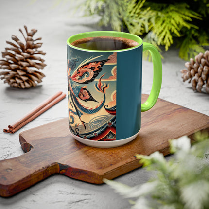 Dragon Fairy of the Temple Colorful Mugs (11oz, 15oz)