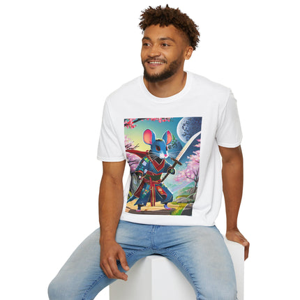 Cyber Samurai Rat Softstyle T-Shirt