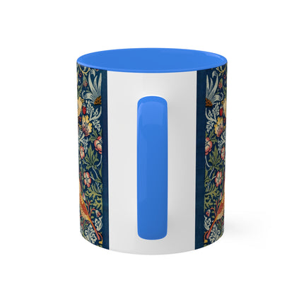 Strawberry Thief by William Morris Colorful Mugs, 11oz