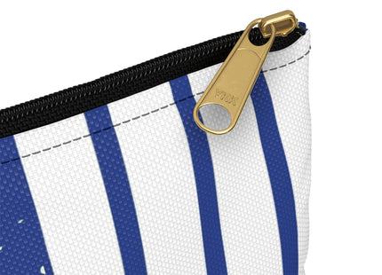 Snowman in Falling Snow Accessory Pouch