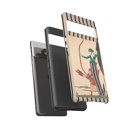 L'Arc Rouge by George Barbier Phone Cases