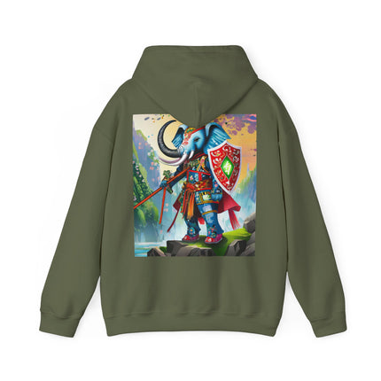 Cyberpunk Elephant – Heavy Blend™ Hooded Sweatshirt