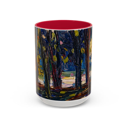 In the Park of St. Cloud by Wassily Kandinsky Colorful Mugs (11oz, 15oz)