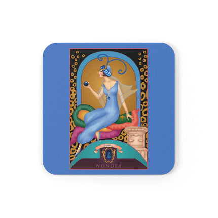 Virgo Zodiac Design – September & Sapphire | Cork Back Coaster