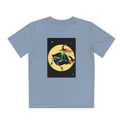 A Witch’s Moonlit Flight Youth Competitor Tee