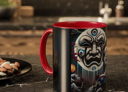 Geisha’s Black Ink Tears Colorful Mugs (11oz, 15oz)