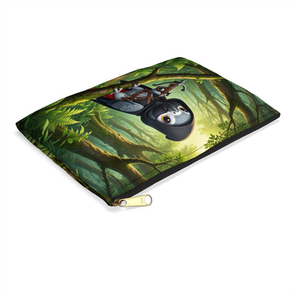 The African Grey Sentinel Accessory Pouch – Stealthy Guardian & Forest Mystery