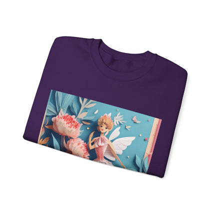 Peony Fairy Unisex Heavy Blend™ Crewneck Sweatshirt