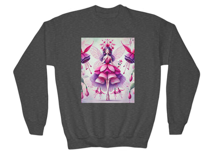 Fuchsia Fairy Youth Crewneck Sweatshirt