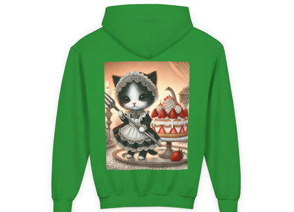 Patisserie Kitten Youth Heavy Blend Hooded Sweatshirt