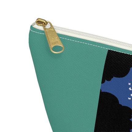 Butterfly Enchantress Cosmetic Bag – Ethereal Art Deco Magic & Pastel Dream