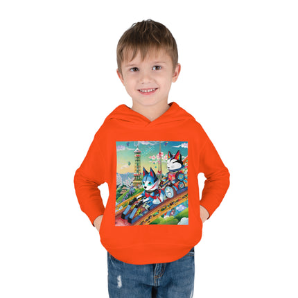 Kitsune Carnival Toddler Pullover Fleece Hoodie