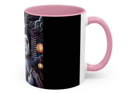 Geisha’s Black Ink Tears Colorful Mugs (11oz, 15oz)