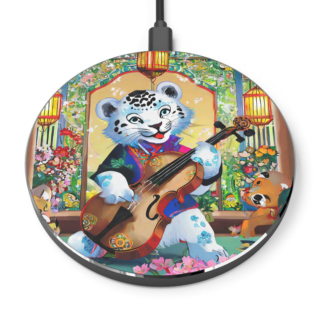 Melodies of the Snow Lion Cub Wireless Charger