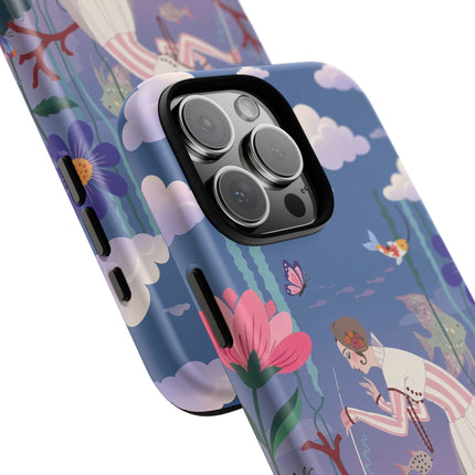 🐠🌸 The Enchanted Aquarium Garden Phone Case – Art Deco Underwater Fantasy