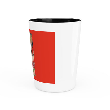 Earth for the Potted Plant by Tsukioka Yoshitoshi Ceramic Shot Glass