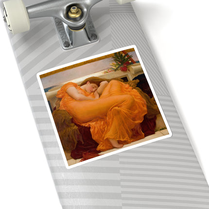 Flaming June by Frederic Leighton Kiss-Cut Stickers (4 Sizes)