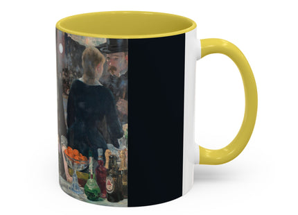A Bar at the Folies-Bergère by Edouard Manet Colorful Mugs (11oz, 15oz)