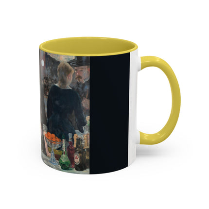 A Bar at the Folies-Bergère by Edouard Manet Colorful Mugs (11oz, 15oz)