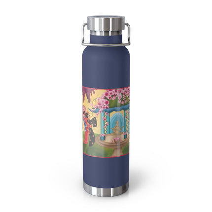 A Dance of Colors and Serenity by Carlo Chiostri Copper Vacuum Insulated Bottle, 22oz
