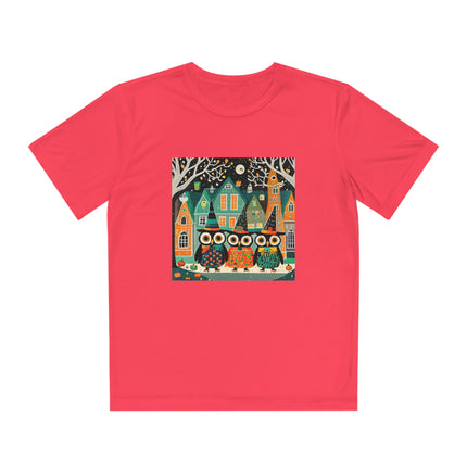 Night of the Trick-or-Treating Owlets Youth Competitor Tee