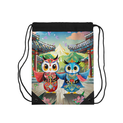 Twirling Talons Drawstring Bag