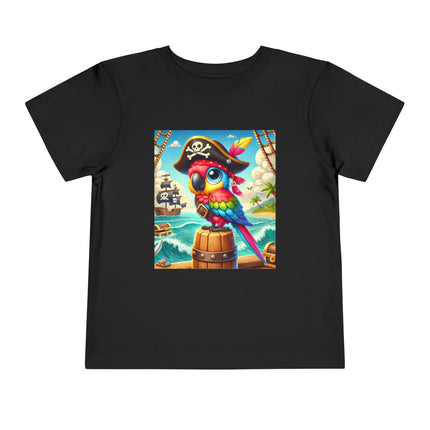 Captain Parrot and the Treasure Seas Toddler Short Sleeve Tee