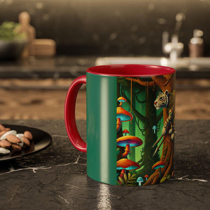 Silent Stripes Colorful Mugs (11oz, 15oz)