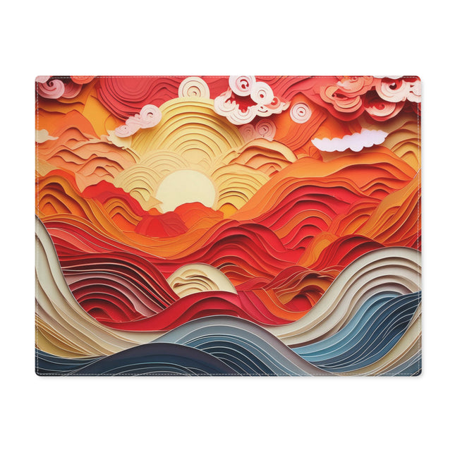 Vibrant Sunrise Sky Placemat, 1pc