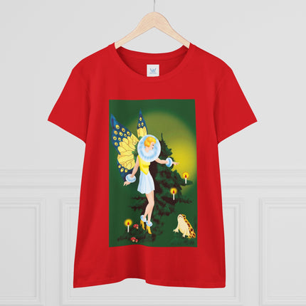 The Enchanted Encounter Women's Midweight Cotton Tee