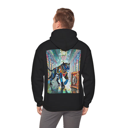 Cyber Panther’s Hunt – Heavy Blend™ Hooded Sweatshirt