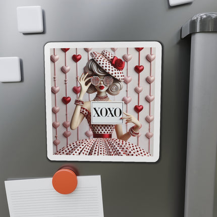 Fashionably Yours, XOXO Die-Cut Magnets (5 Sizes)