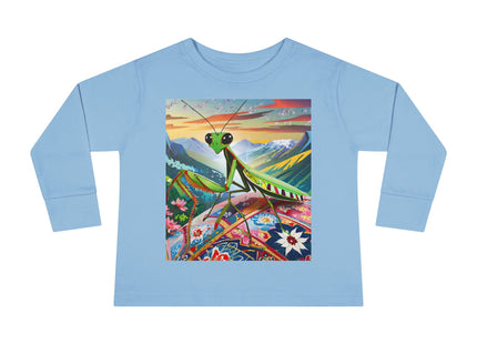 The Joyful Mantis Toddler Long Sleeve Tee