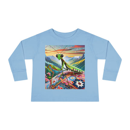 The Joyful Mantis Toddler Long Sleeve Tee