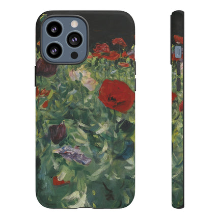Poppies (A Study of Poppies for Carnation, Lily, Lily, Rose) by John Singer Sargent Phone Cases