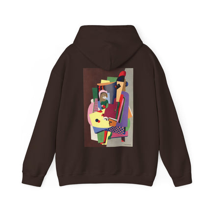 The Piano Lesson by Georges Valmier Heavy Blend™ Hooded Sweatshirt