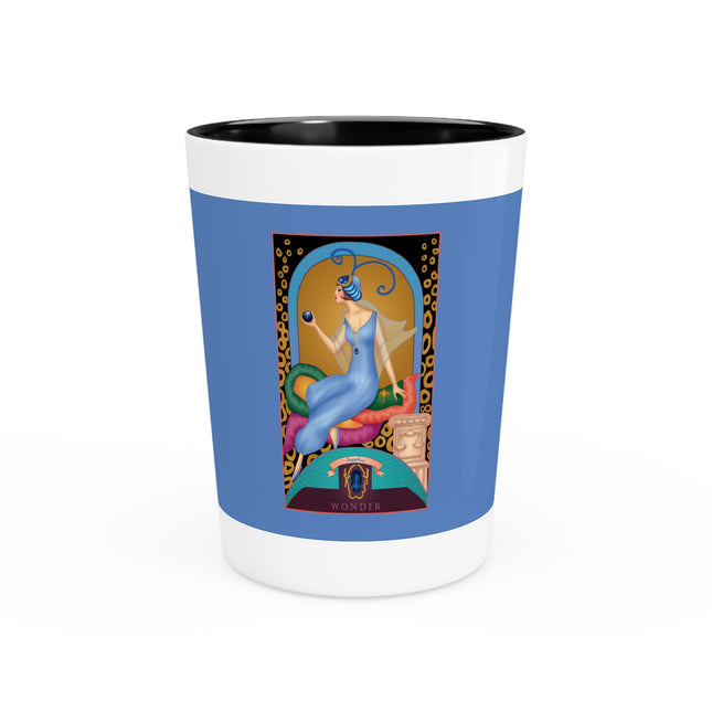 September & Sapphire (from the Gem Series) by Sofia Chiostri Ceramic Shot Glass