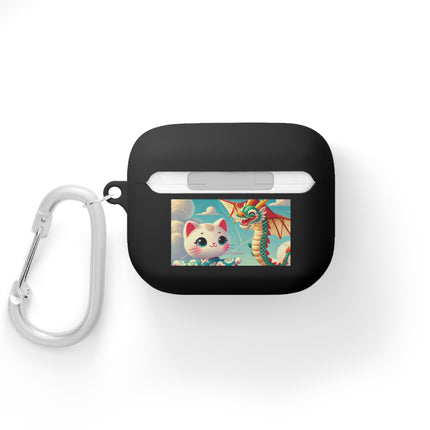 Geisha Kitten and the Dragon Kite AirPods and AirPods Pro Case