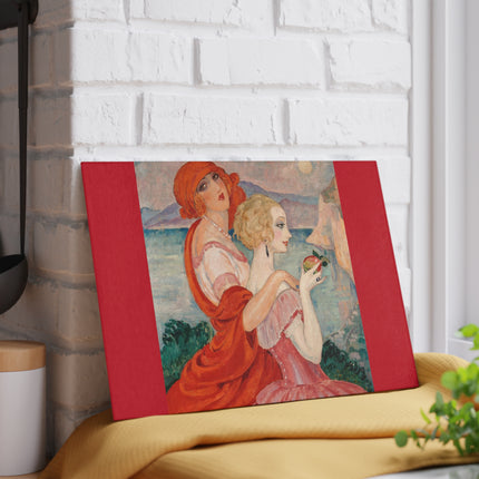 Sur la Route d'Anacapri by Gerda Wegener Glass Cutting Board