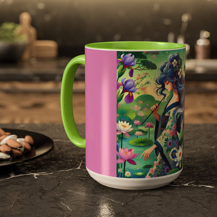 Fairy of the Koi Pond Colorful Mugs (11oz, 15oz)