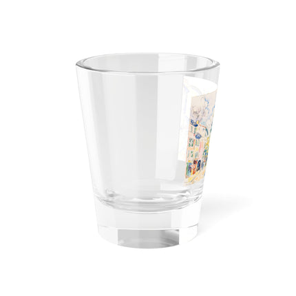 Antibes by Paul Signac Shot Glass – Sunlit Tree & Mediterranean Glow