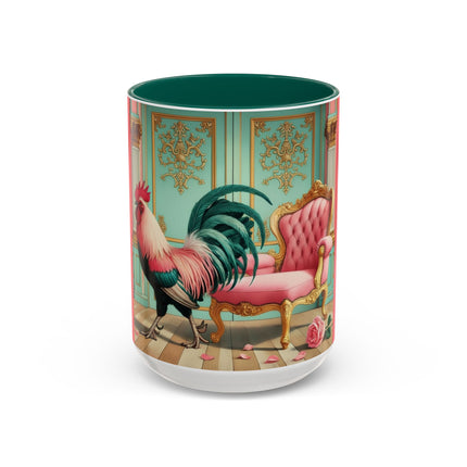 The Salon Rooster Colorful Mugs (11oz, 15oz)