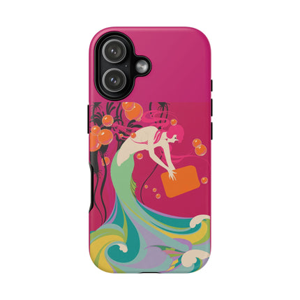 Mermaid Dive Phone Case – Vibrant Waves & Playful Elegance