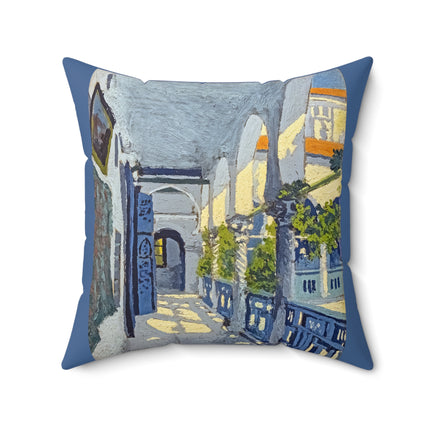 Gallery of a Moroccan Riad by George Gaudion Spun Polyester Square Pillow