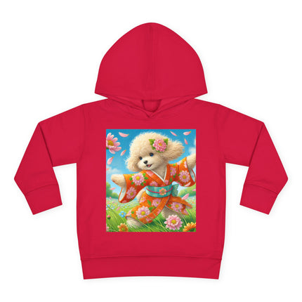 Chrysanthemum Meadow Play Toddler Pullover Fleece Hoodie